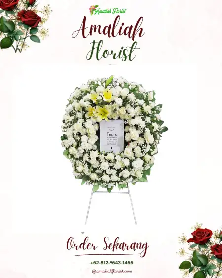 Krans Bunga Duka Penamping